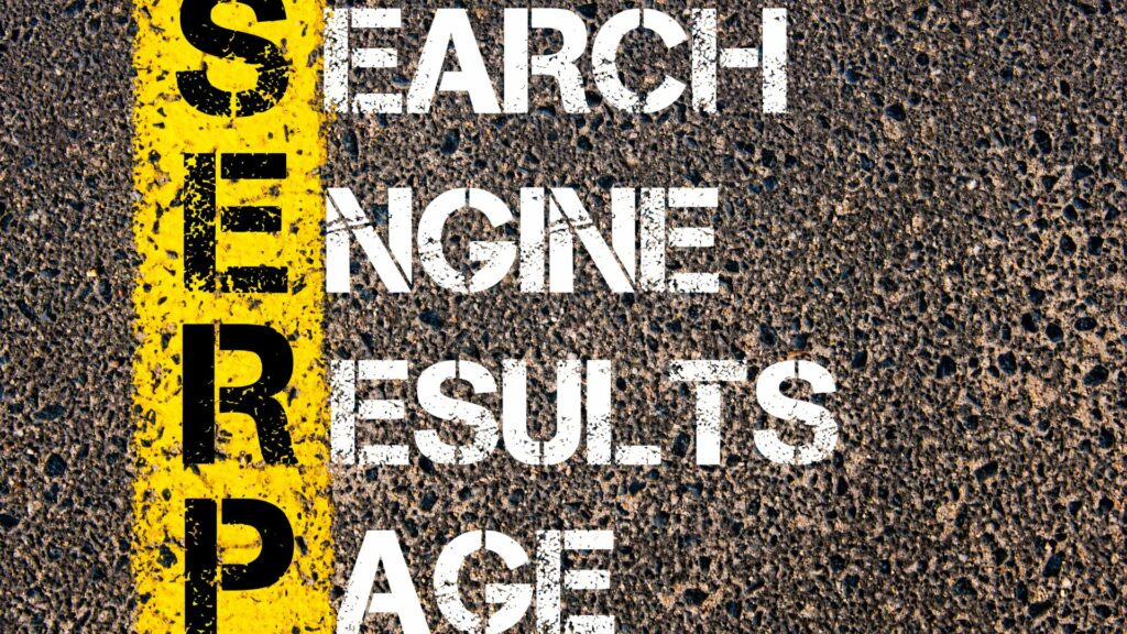 search engine result page