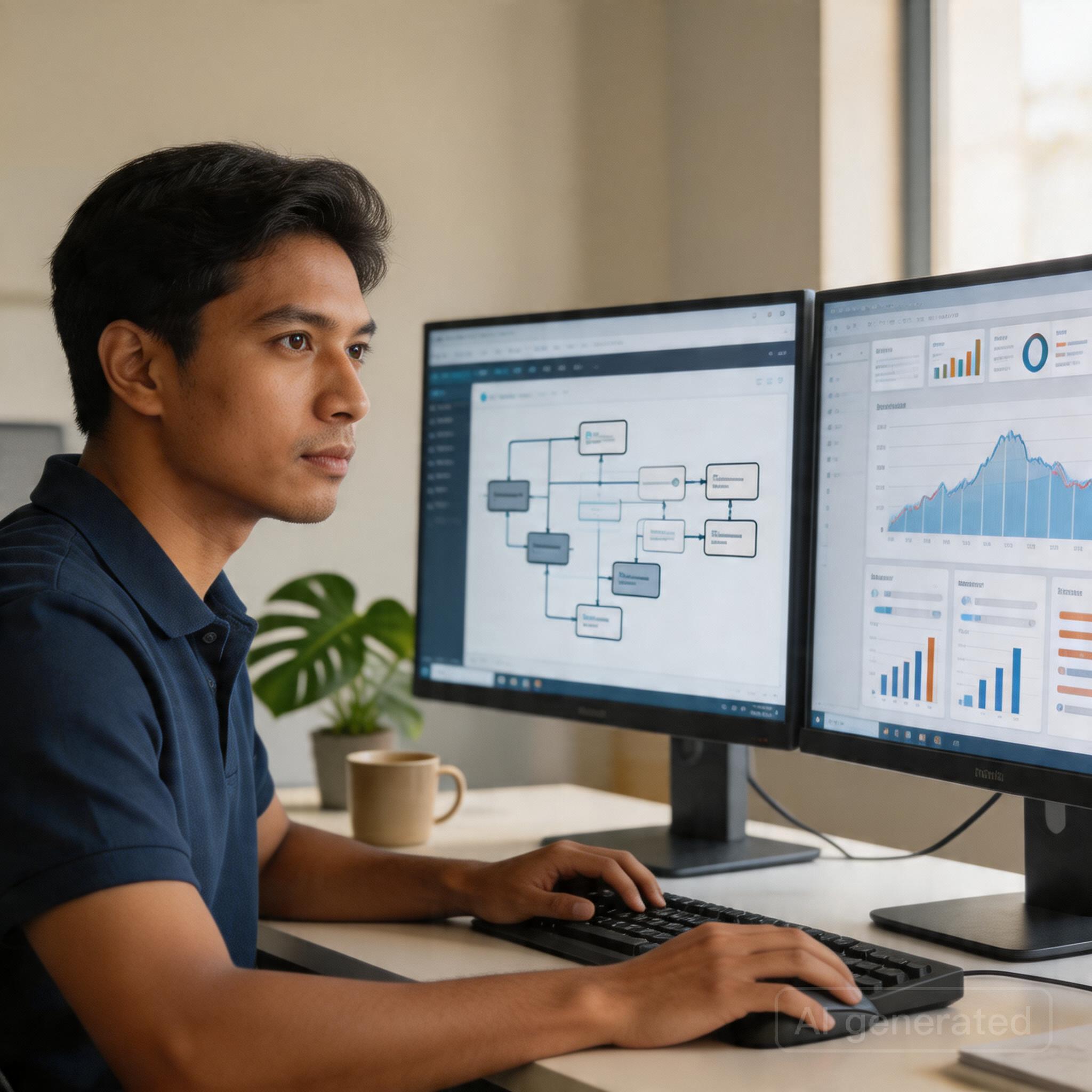 Ilustrasi Rahasia Ternak Blog SEO Menggunakan Sistem AI Generate Artikel