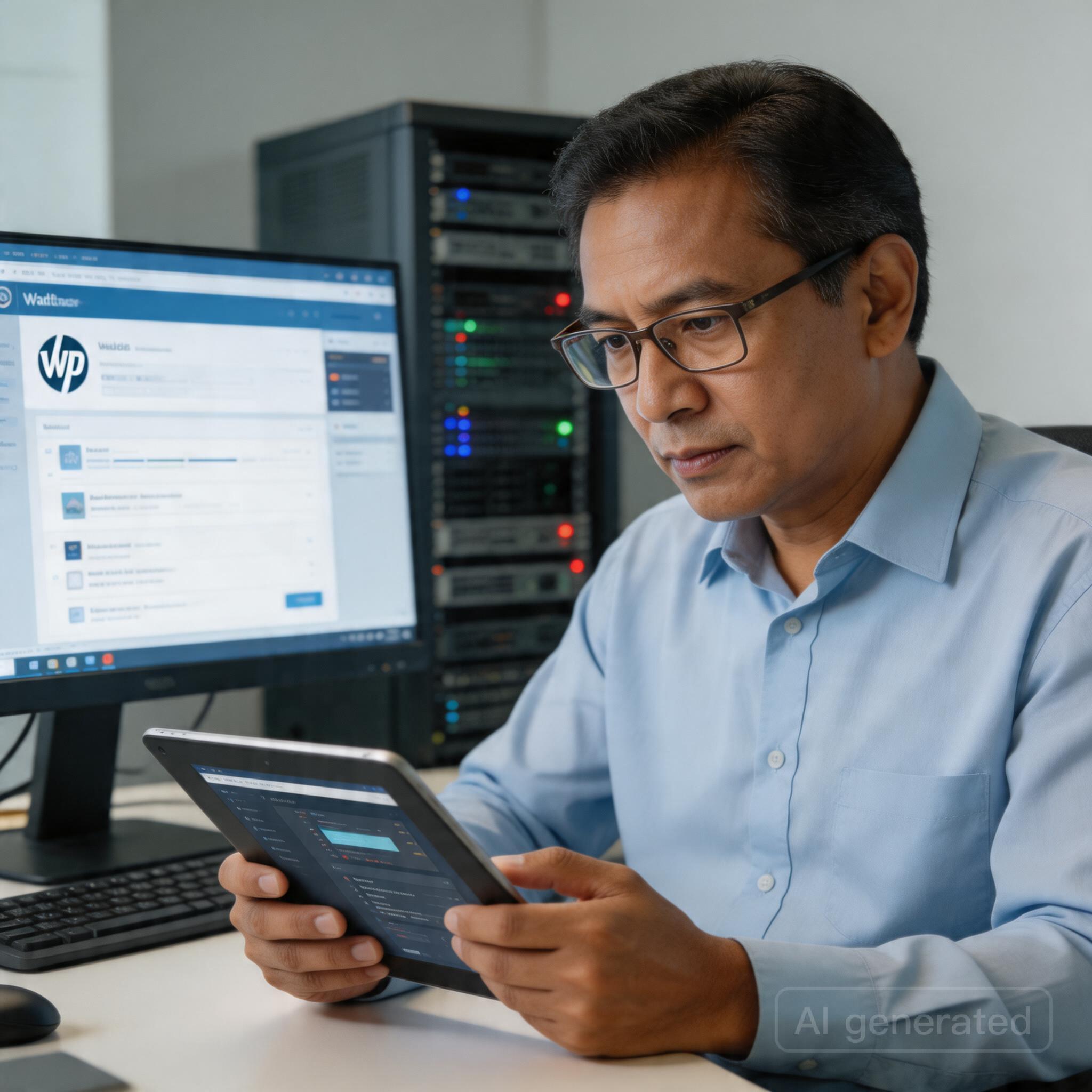 Ilustrasi Arsitektur Workflow N8n Terbaik untuk Auto-Blogging WordPress