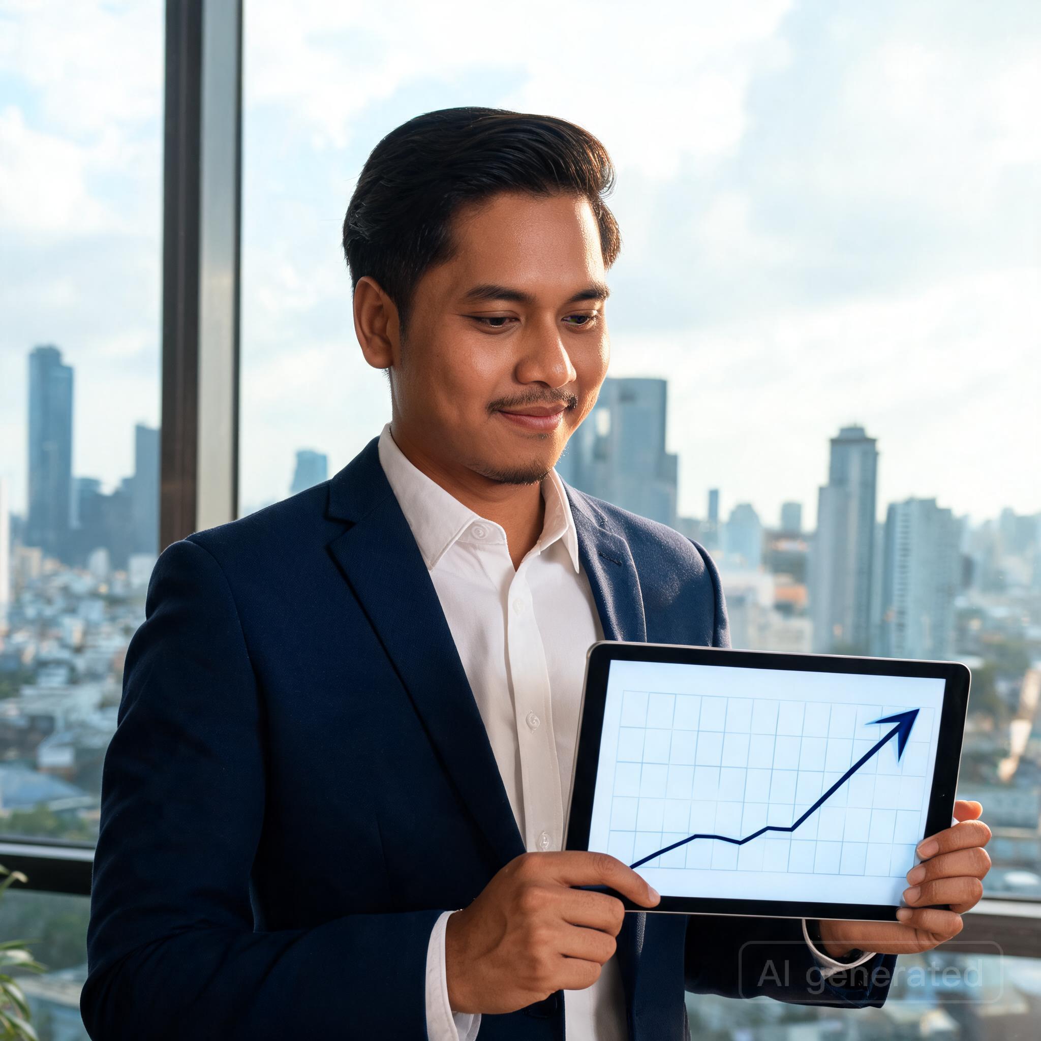 Ilustrasi Jasa Pembuatan AI WhatsApp Leads Generator untuk Sales B2B