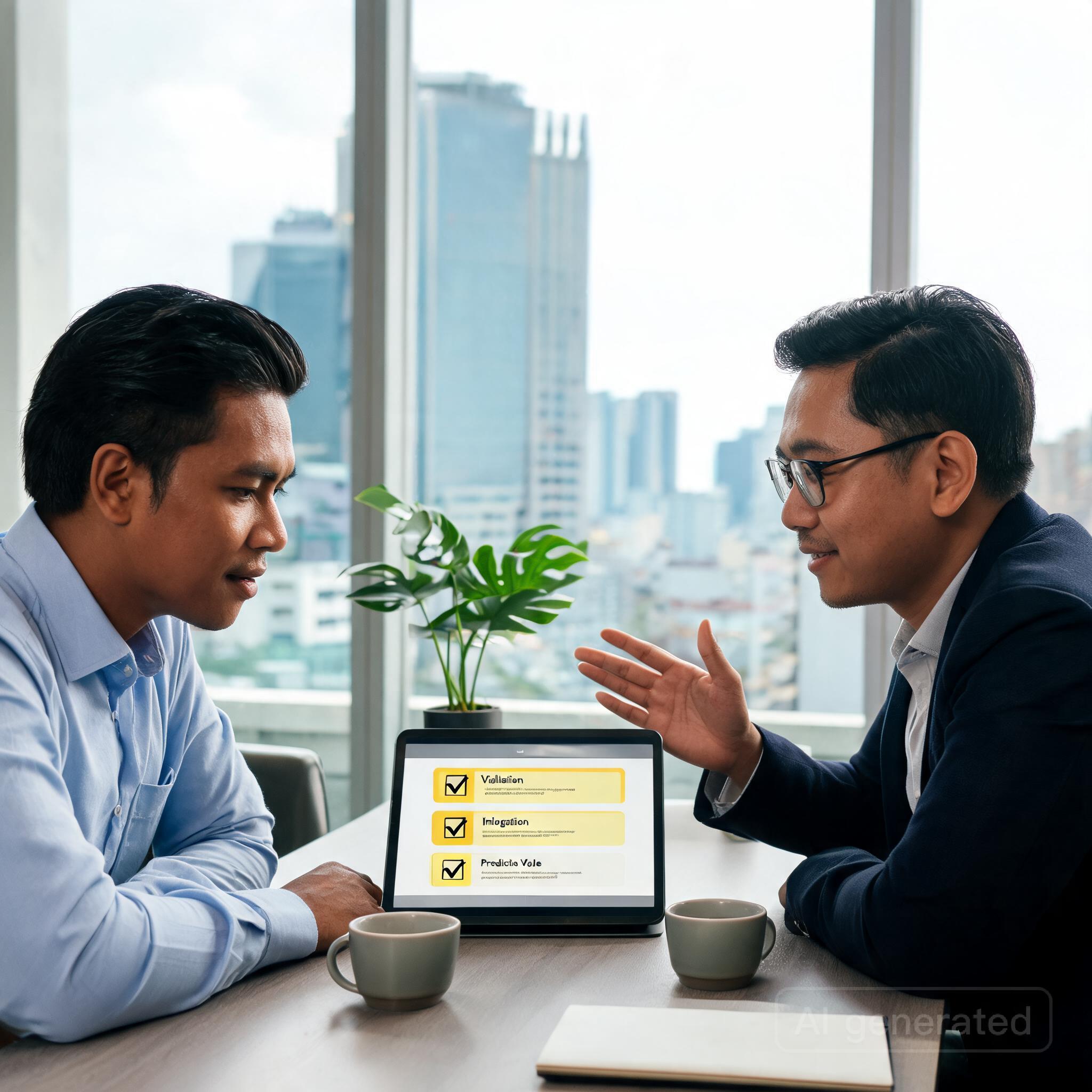 Ilustrasi Jasa Pembuatan AI WhatsApp Leads Generator untuk Sales B2B